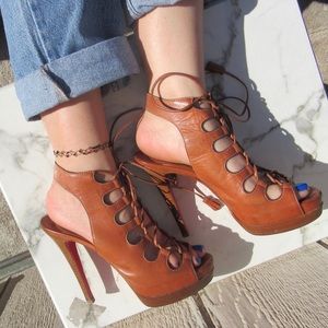 COPY - CHRISTIAN LOUBOUTIN 8 38.5 LEATHER SHOES H…